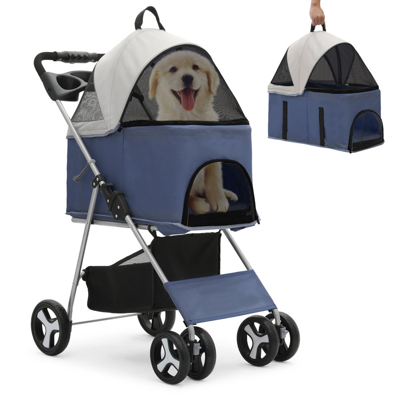 Dog carrier cart best sale